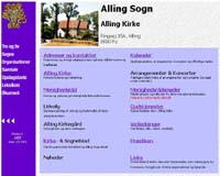 Alling Kirkes hjemmeside oprettet 2004